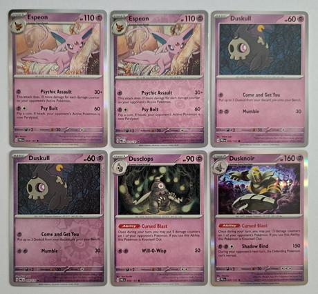 Pokémon karty "prismatic evolutions" (5),
