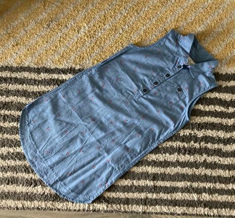 Čerešňové letné šaty, h&m,134