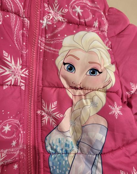 Zimná bunda disney elsa frozen 134 na 8 rokov, disney,134
