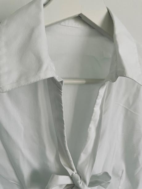 Biela bluzka s maslou, s