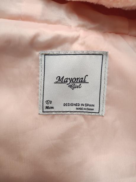 Mayoral kožušinová vestička s kapucňou, mayoral,98