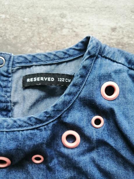 Džínsové šaty reserved v122, 6-7r., reserved,122