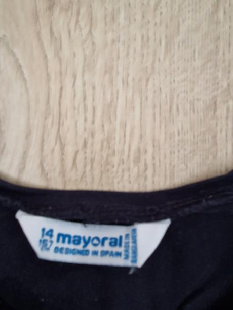Tričko mayoral bavlnené tmavo modré, mayoral,158