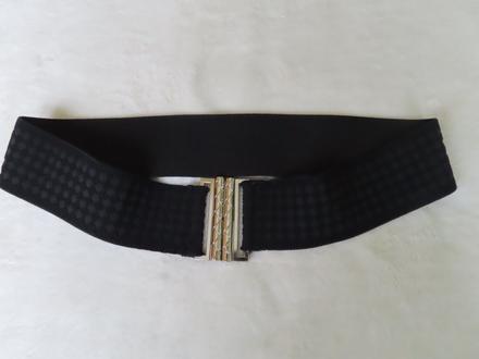 Čierny elastický opasok, veľ. m-l,