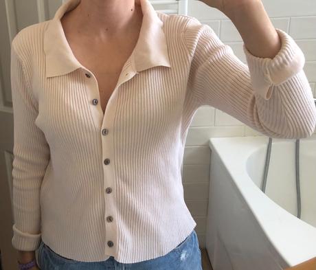 Béžový/krémový sveter s/m - 36/38, 36