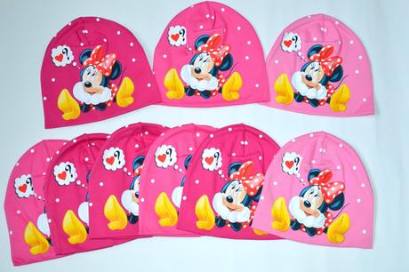 Úžasná bavlnená čiapočka mickey a minnie , 92 - 134
