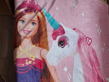 Deka barbie, kúzelný jednorožec carbotex 130x170cm,