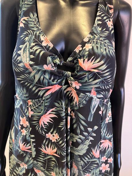 Dámske vzorované šaty, l