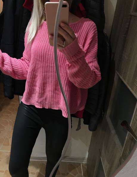 Oversize cukríkový sveter, amisu,xs