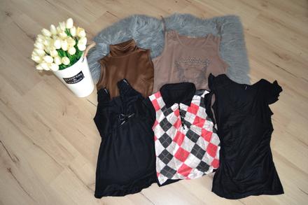 Balík dámskych tričiek 5ks/7e, veľkosť s, s