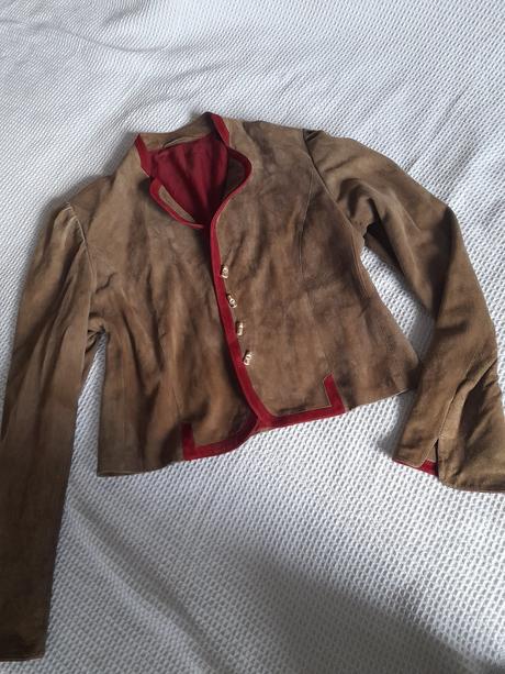 Hnede kozene sako, bolero, l