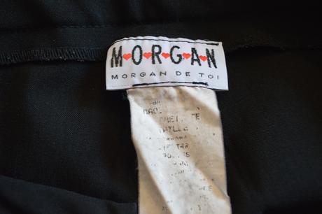 Čierne dlhé nohavice vôbec nekrčivé, morgan,s