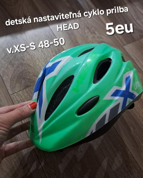 Cyklo helma, xs