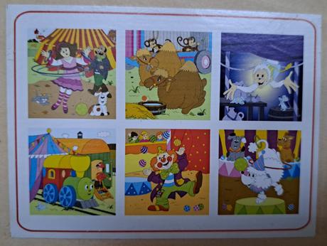 Woody drevené kocky "cirkus", 