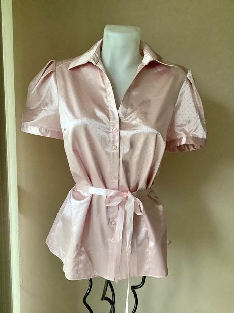 Krasna bluzka s bodkami /111, f&f,42