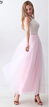 Dlhá tutu sukňa dolly nové oblečenie ženy, 34 - xs