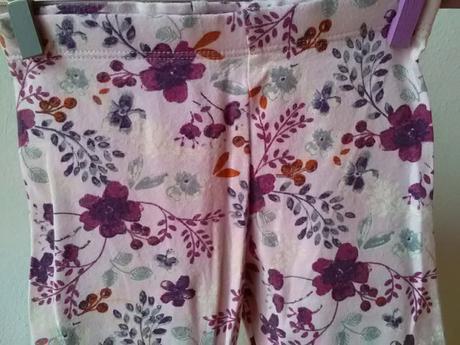 Legínky kvietkované, f&f,86