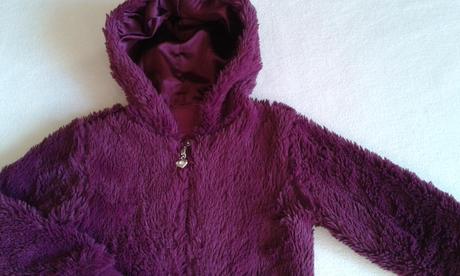 Pekná chlpatková prechodná bundička,veľ. 116/122., 116