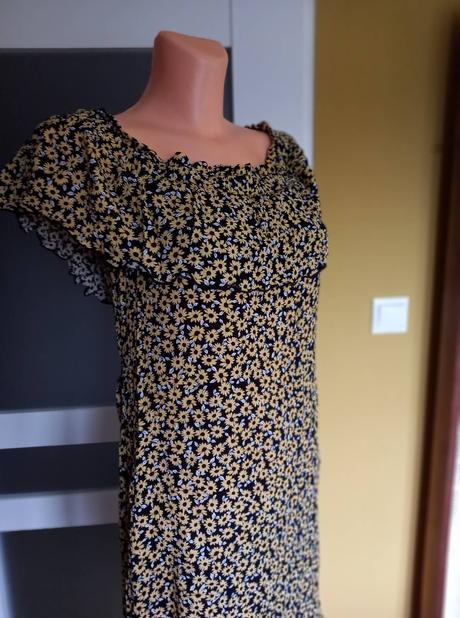 Letné šaty - slnečnice, m