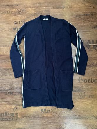 Tmavomodrý dlhší kardigán, reserved,146