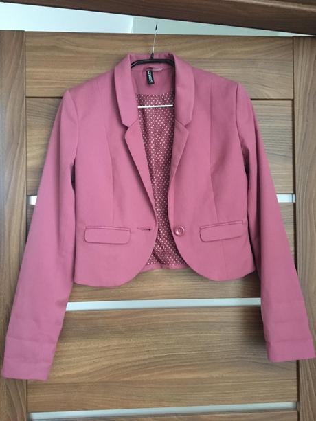 Skrátené sako, h&m,34