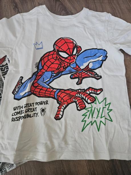 Tricka spiderman 4x, h&m,128