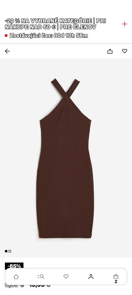 Jemné šaty, h&m,xl