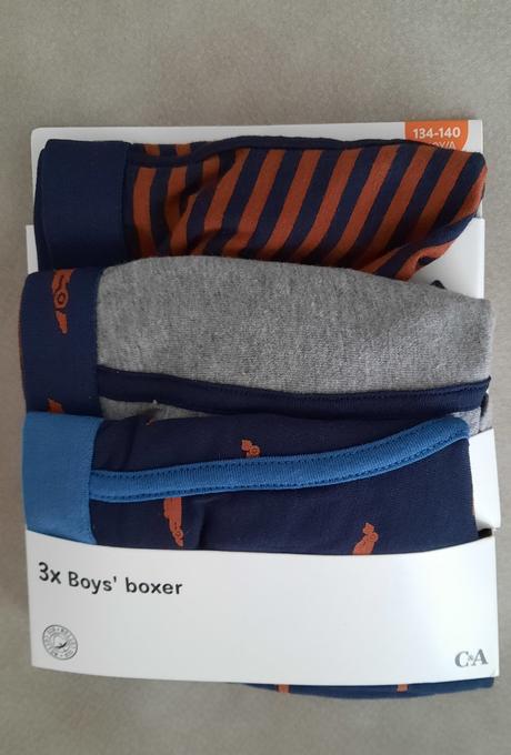 3-pack boxeriek 134/140, c&a,134