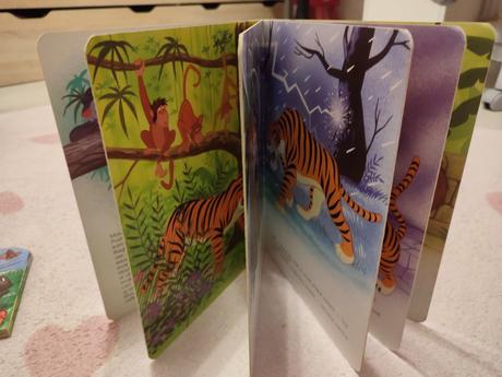 Maugli kniha džunglí leporelo knizka,