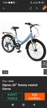 Bike olpran veľkosť 20, olpran,20