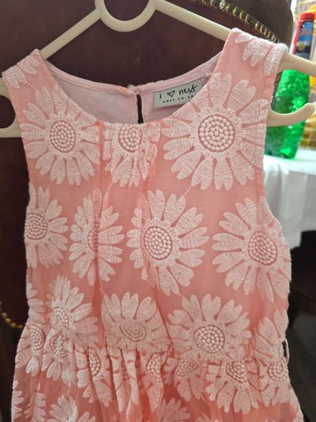 Ružové šaty next 116, next,116