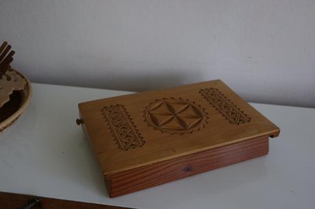 Drevené retro dózy misy svietniky...,