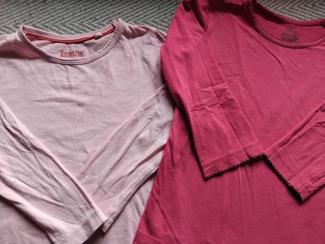 2x ruzove tricko, lupilu,98