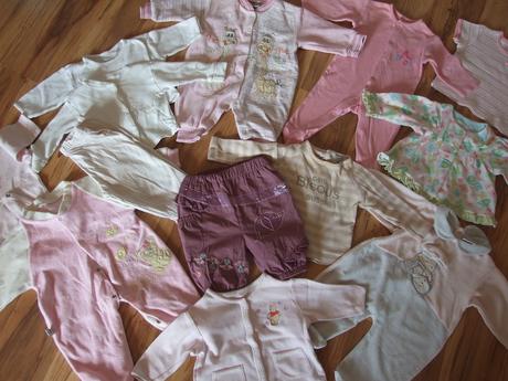 Balík oblečenia pre dievčatko od 0-3,4 m., 50–62