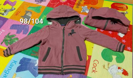 Mikiny fialové 98/104, 98