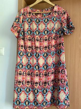 Strakaté šaty bez žehlenia 38/40, 38