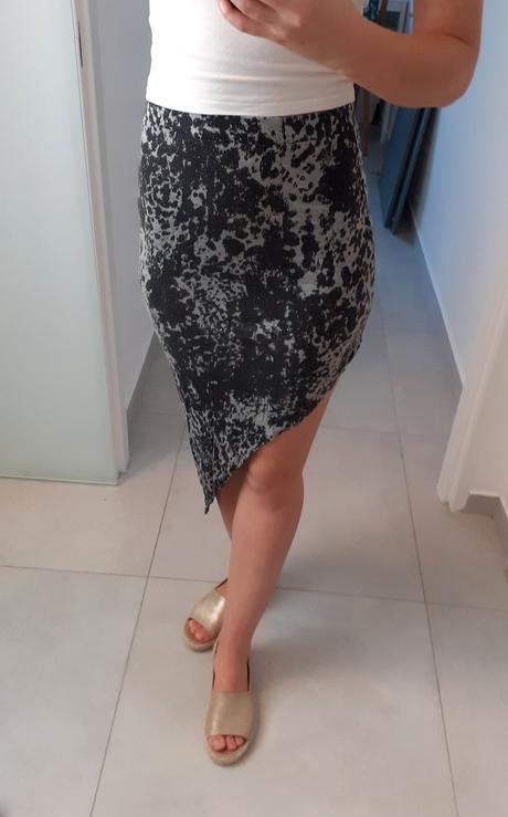 H&m sedocierna asymetricka suka xs, h&m,xs