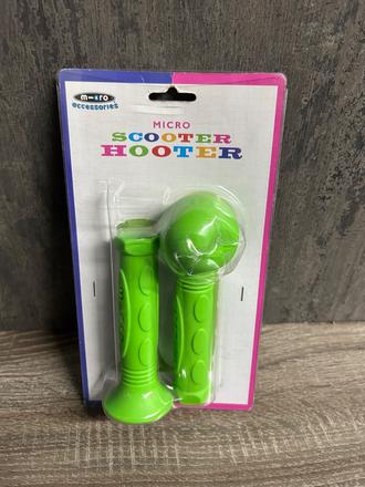 Micro - zelená húkačka , klakson na riadidla, micro