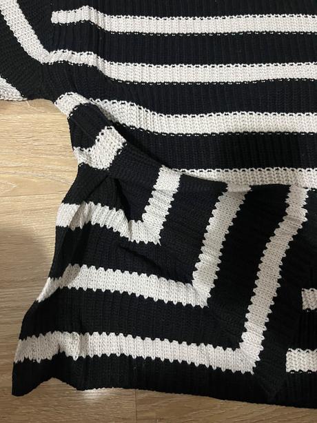 Pásikavý sveter hm, h&m,s