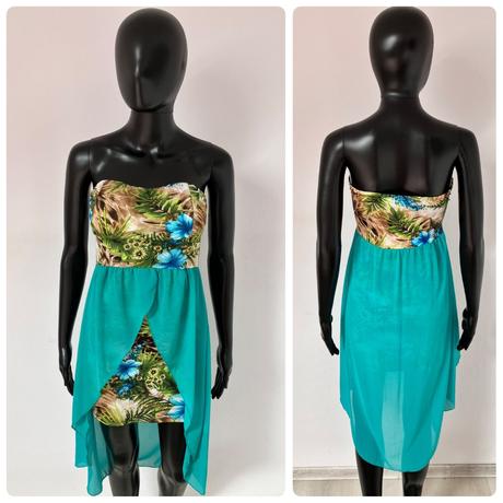 Vzorované letné šaty, xs