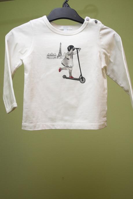 Jacadi - tričko s dievčatkom, jacadi,98