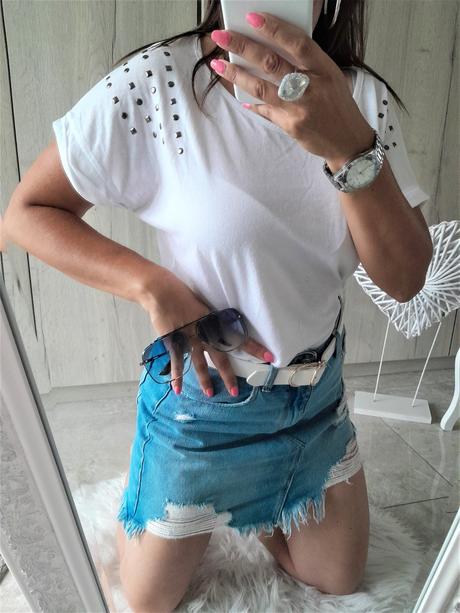 Tričko s nitmi-46/48, 46