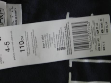 Tričko s visačkou, f&f,110