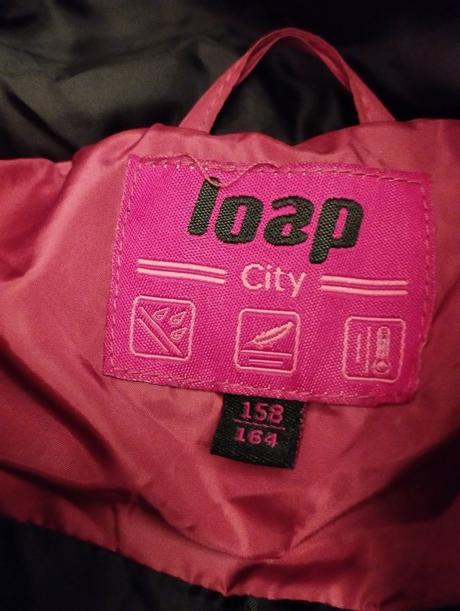 Predám kabát, predĺženú bundu, loap,158