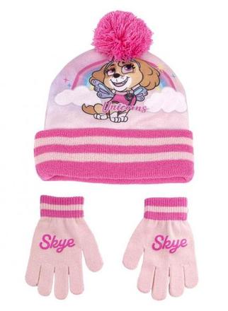 Súprava čiapka a rukavice paw patrol,