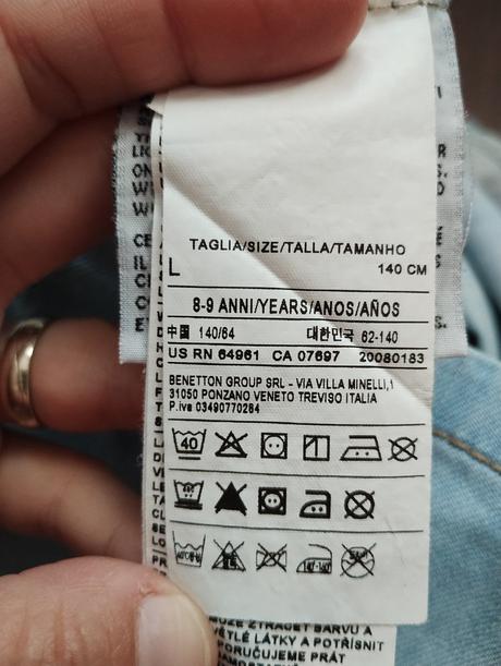 Šaty, veľ. 140, benetton,140