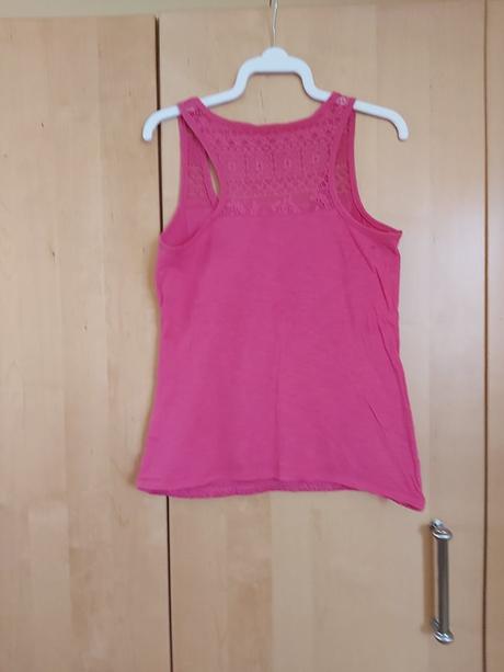 Dámsky top ružovočervenej farby č.m, m
