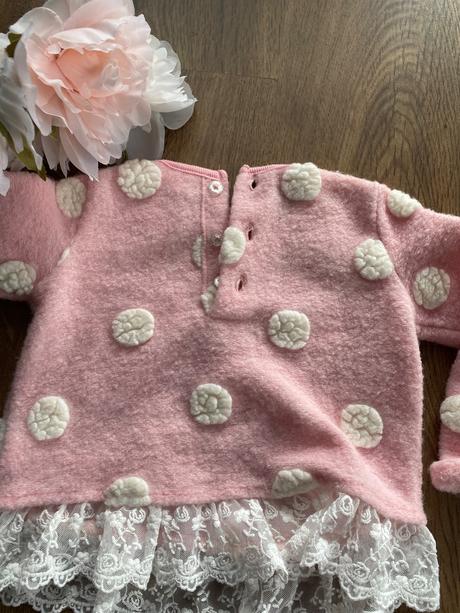 Svetrik, mikina  s krajkou, f&f,74