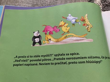 Ako sa pštros učil čítať,