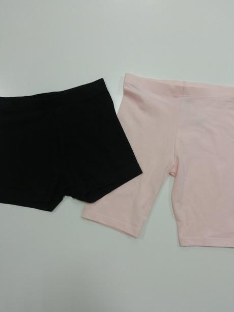 Bavlnené ružové legínové kraťasy, george,116